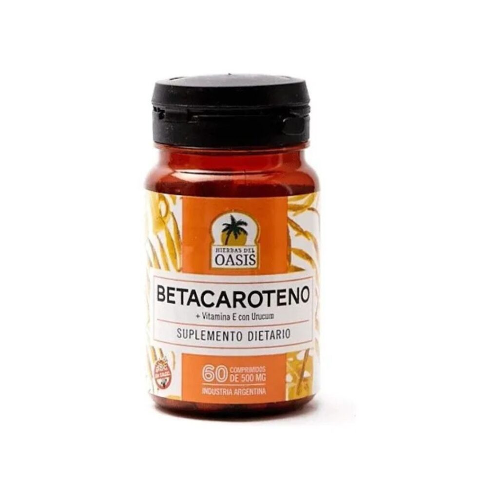 BETACAROTENO+VITAMINA E c/URUCUM x60 comp. (H. OASIS)