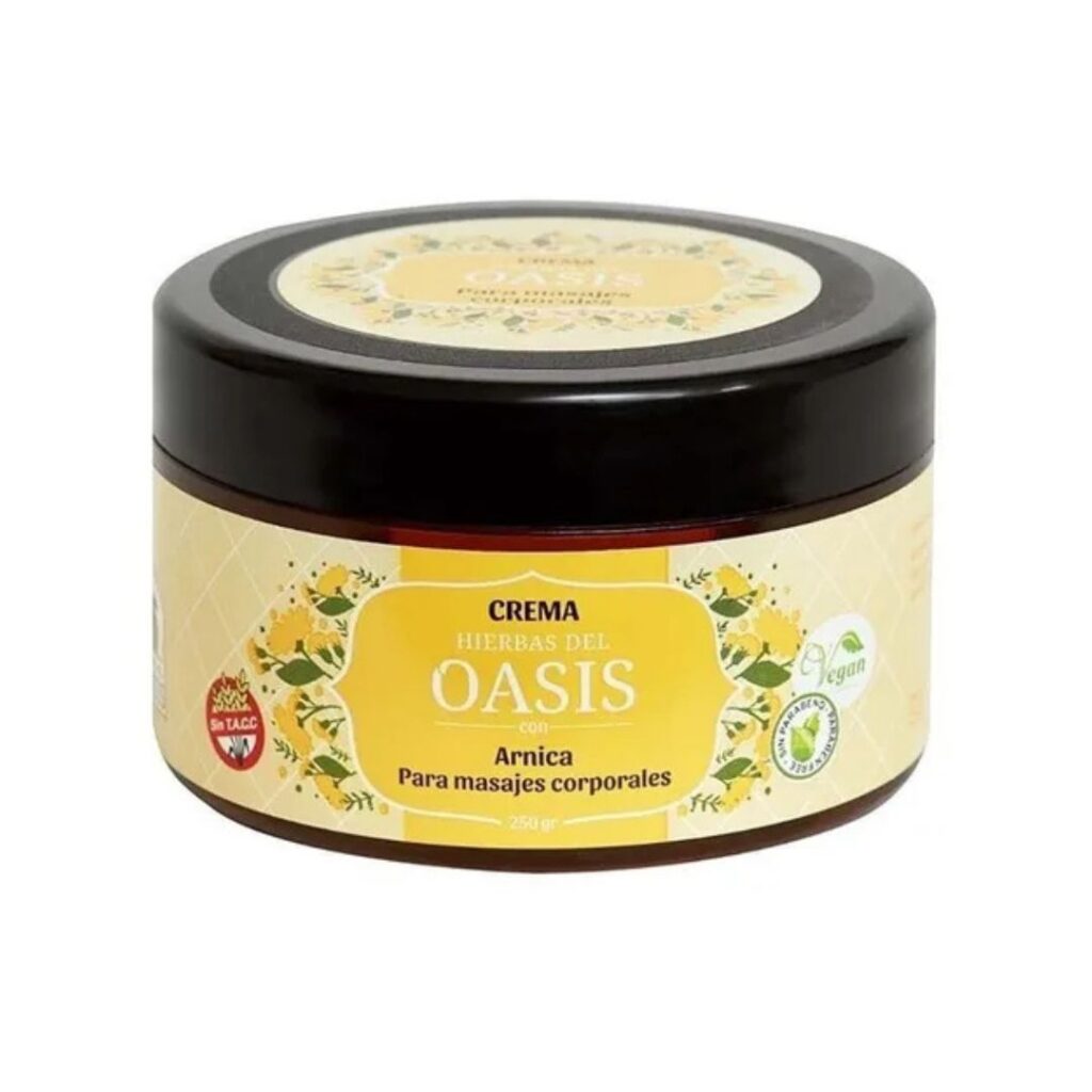 CREMA P/MASAJES CON ARNICA x220gr. (H. OASIS)