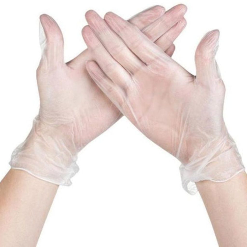 GUANTES VINILO CHICO x100un. (PM) (FARMACIA)