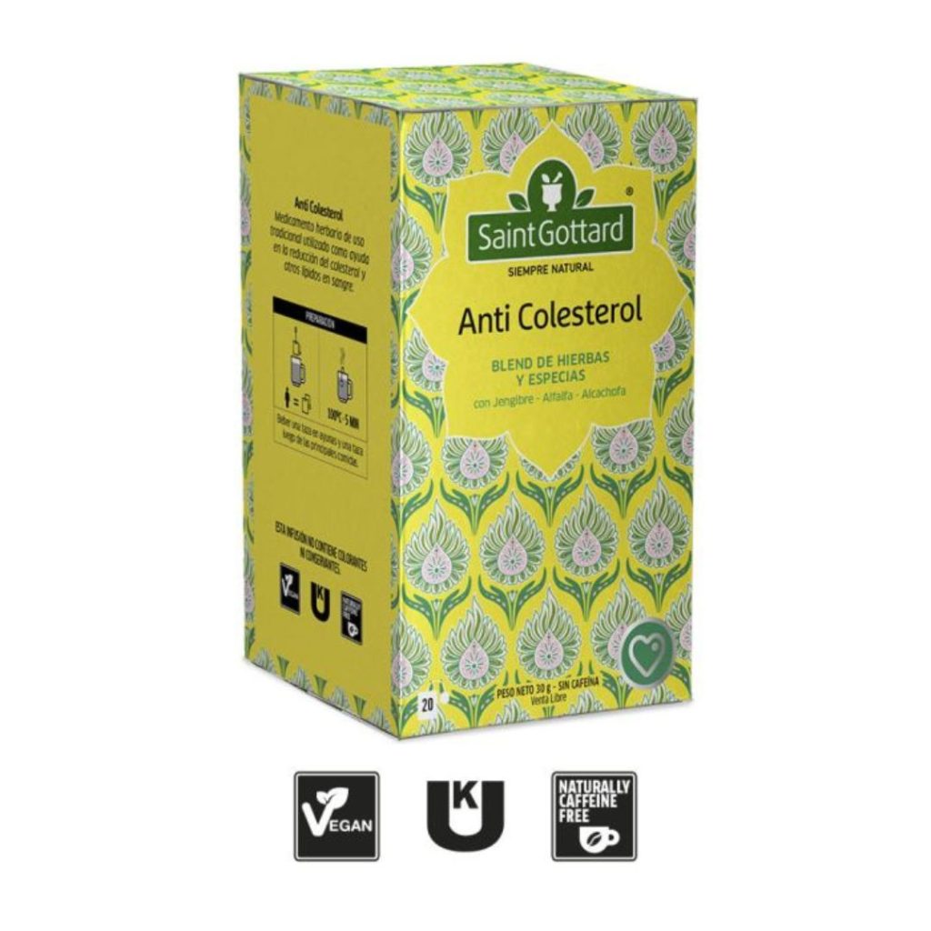 TIS. ANTICOLESTEROL x20 saq. (SAINT GOTTARD) (NDPB)