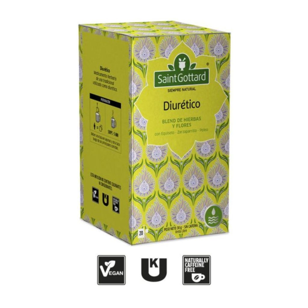 TIS. DIURETICO x20 saq. (SAINT GOTTARD) (NDPB)