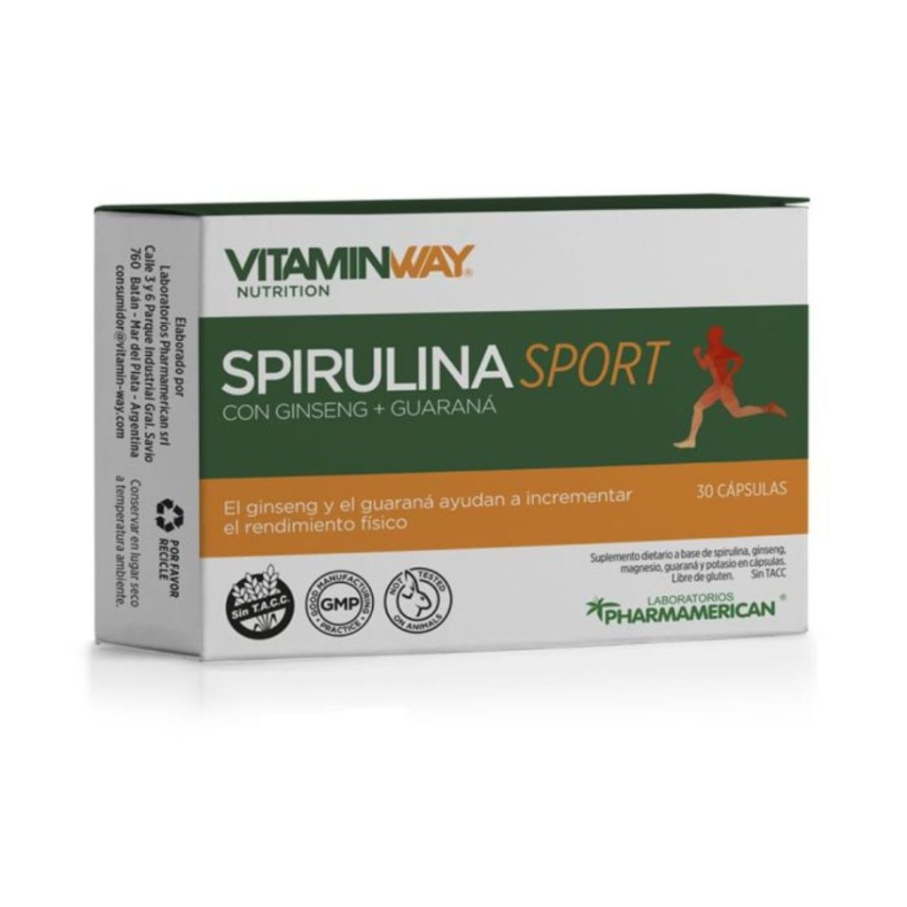 SPIRULINA SPORT x30caps. (VITAMIN WAY)