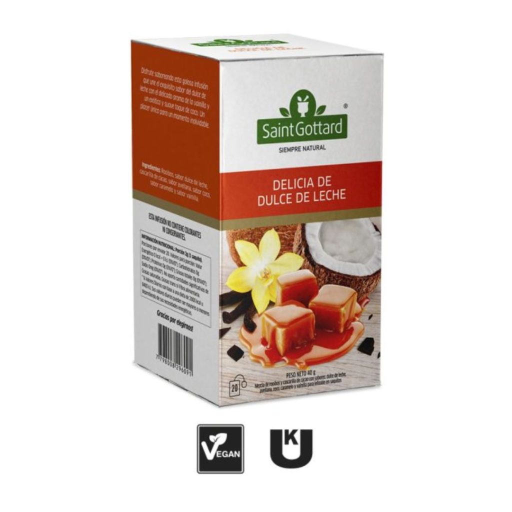 INF. DELICIA DE DULCE DE LECHE x20 saq. (SAINT GOTTARD)