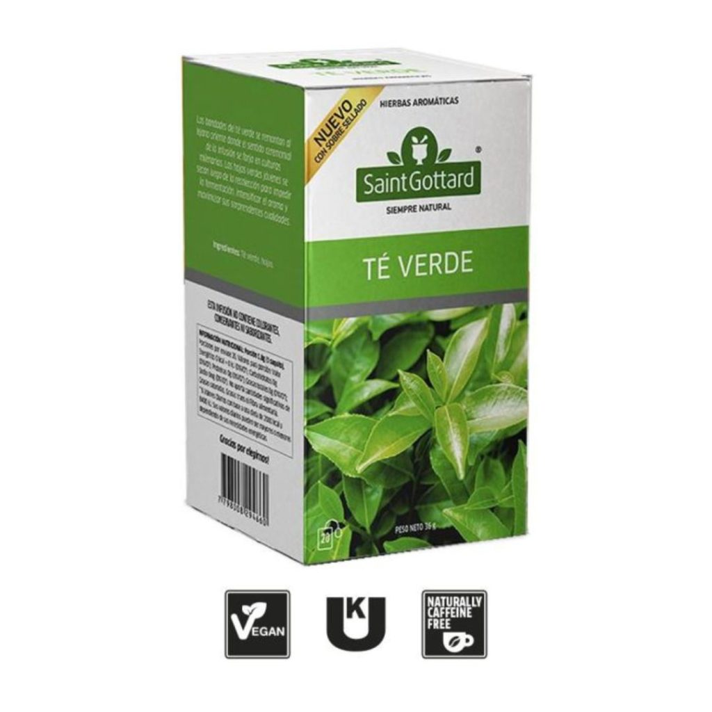 TE VERDE LIBRE DE GLUTEN x20 saq. (SAINT GOTTARD)
