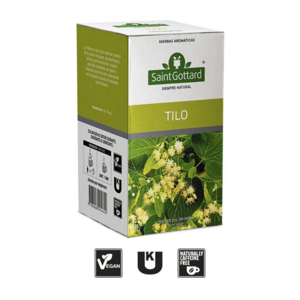 TE TILO LIBRE DE GLUTEN x20 saq. (SAINT GOTTARD)