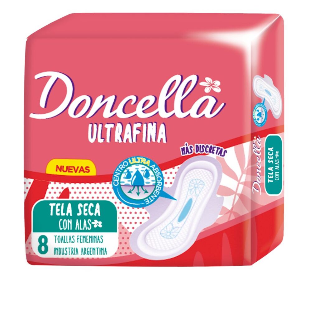 TOALLA ULTRA FINA TELA SECA S/PERF. (21627) x8un. (DONCELLA)