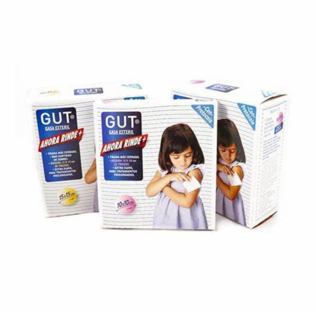 GASA EN CAJA N°1 10x10 (GUT) (PM) (FARMACIA)