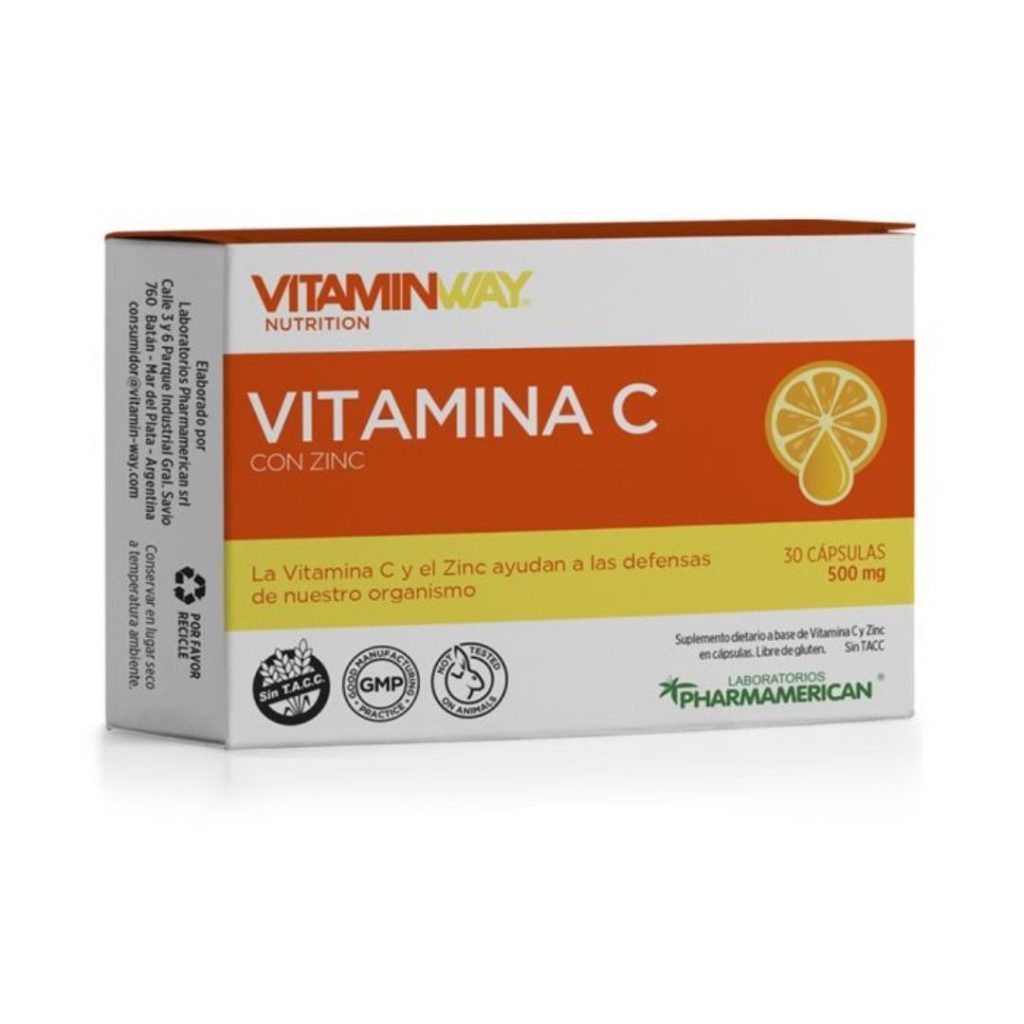 VITAMINA C x30caps. PROMO ABRIL 2026 30% Dto. (VITAMIN WAY)