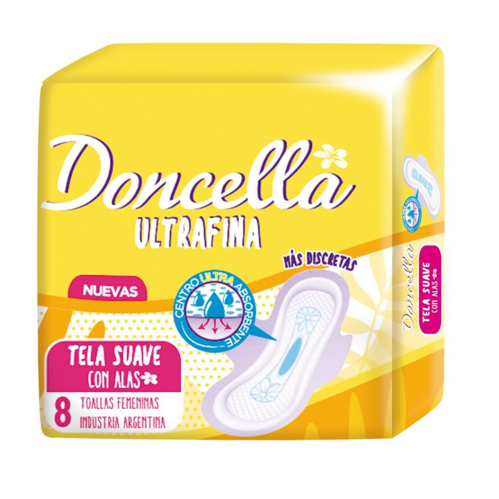 TOALLA ULTRA FINA TELA SUAVE S/PERF. (21623) x8un. (DONCELLA)