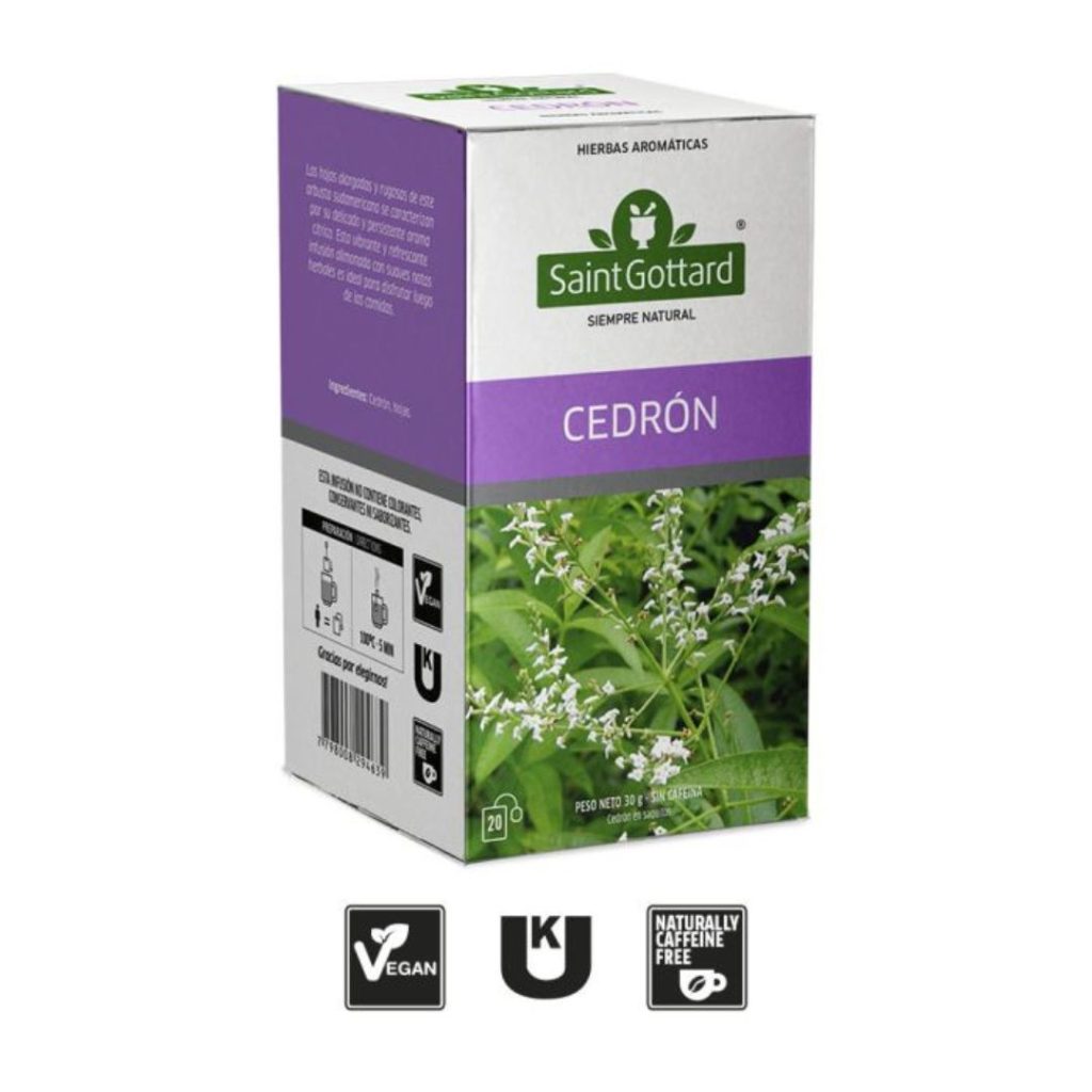 TE CEDRON LIBRE DE GLUTEN x20 saq. (SAINT GOTTARD)