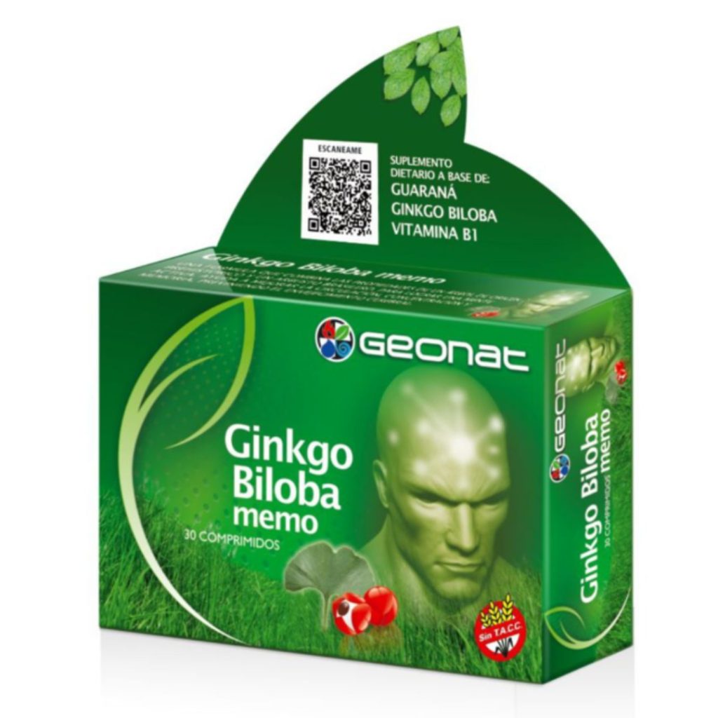 GINKGO BILOBA MEMO x 30comp. (GEONAT)
