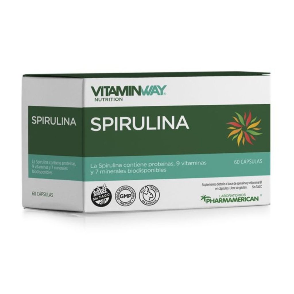 SPIRULINA x60caps. (VITAMIN WAY)