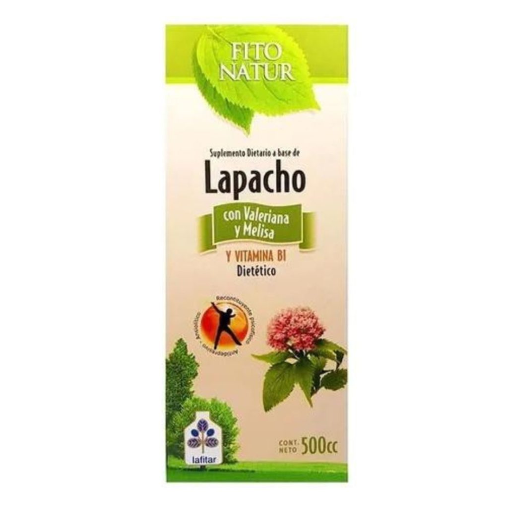 LAPACHO C/VALERIANA y MELISA+VIT B1 x 500ml. (FITO NATUR)