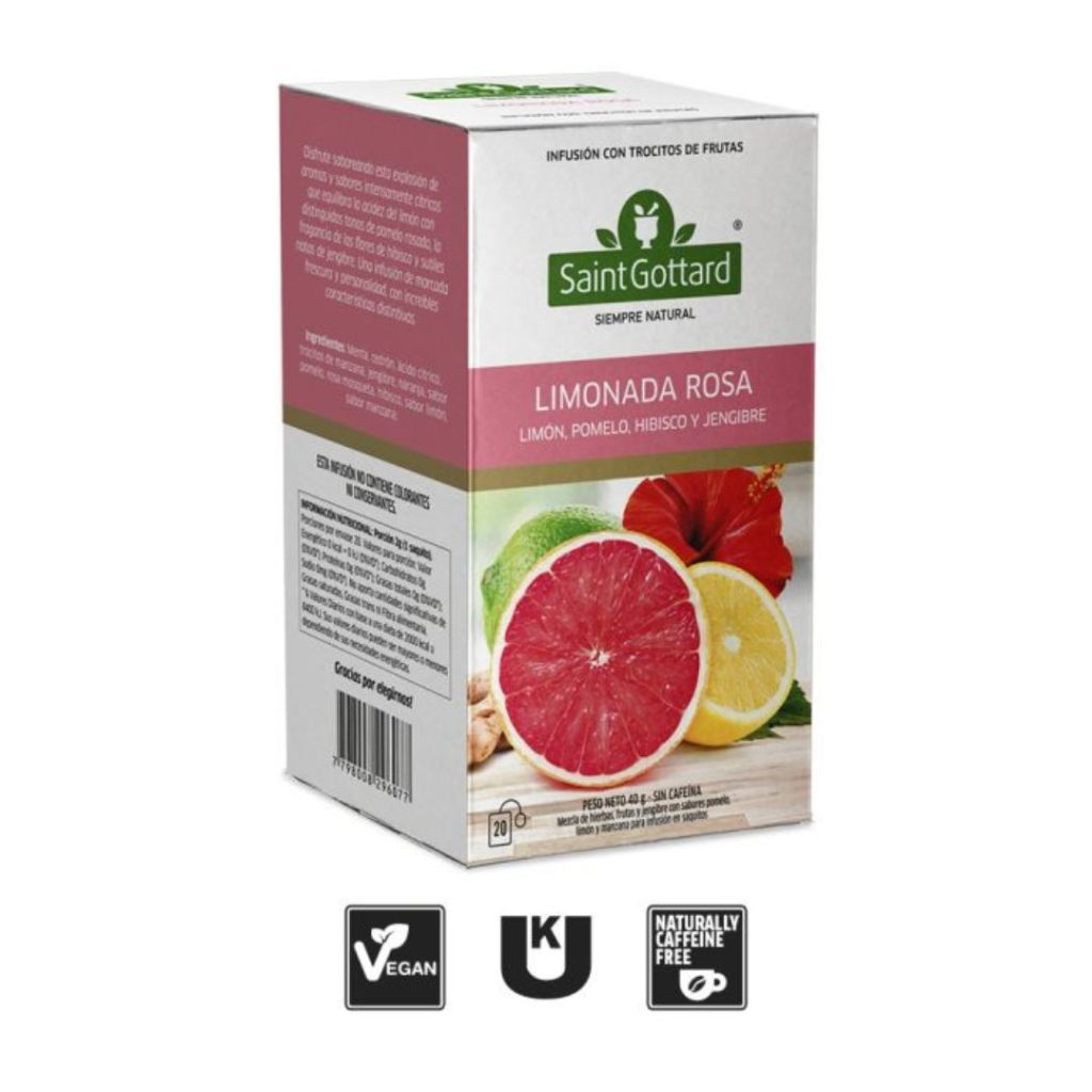 INF. LIMONADA ROSA x20 saq. (SAINT GOTTARD)