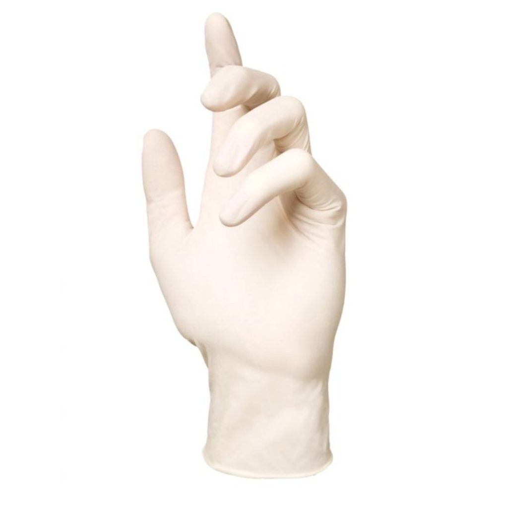 GUANTES LATEX P/EXAMEN CHICO x100un. (PM) (FARMACIA)
