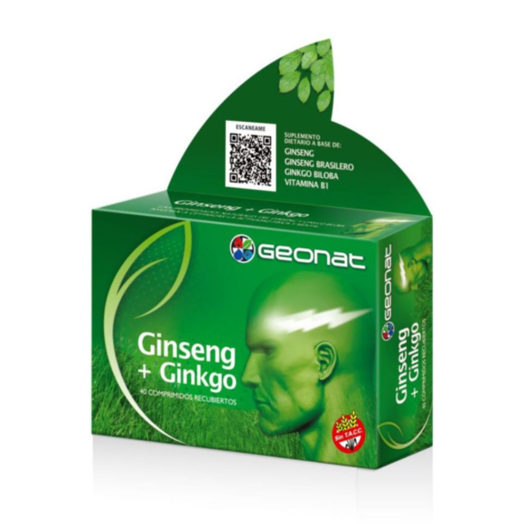 GINSENG + GINKGO x 40comp. (GEONAT)