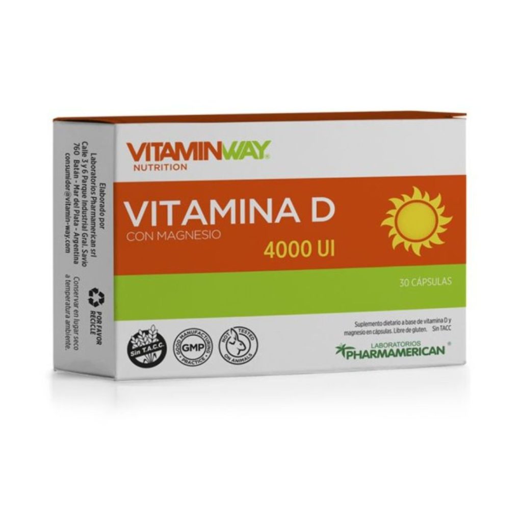 VITAMINA D x30caps. PROMO ABRIL 2026 50% Dto. (VITAMIN WAY)