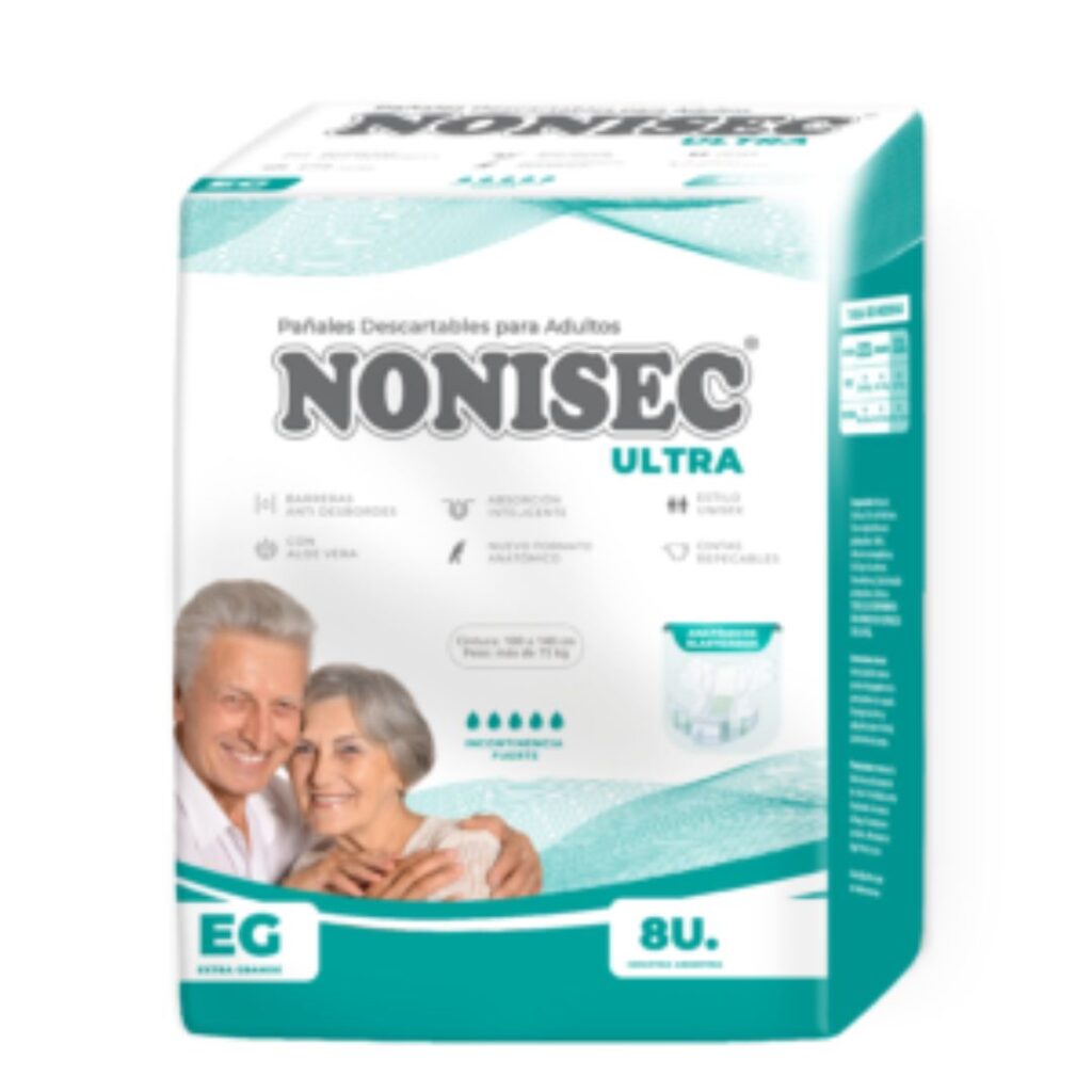 PAÑAL ADULTO ULTRA ANATOMICO EXTRA GRANDE (41025) x8un. (NONISEC)
