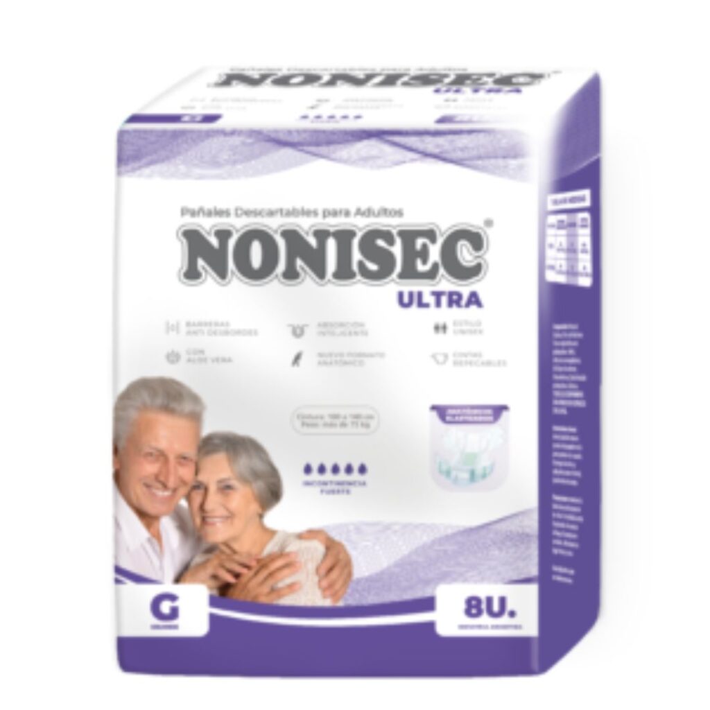 PAÑAL ADULTO ULTRA ANATOMICO GRANDE (41024) x8un. (NONISEC)