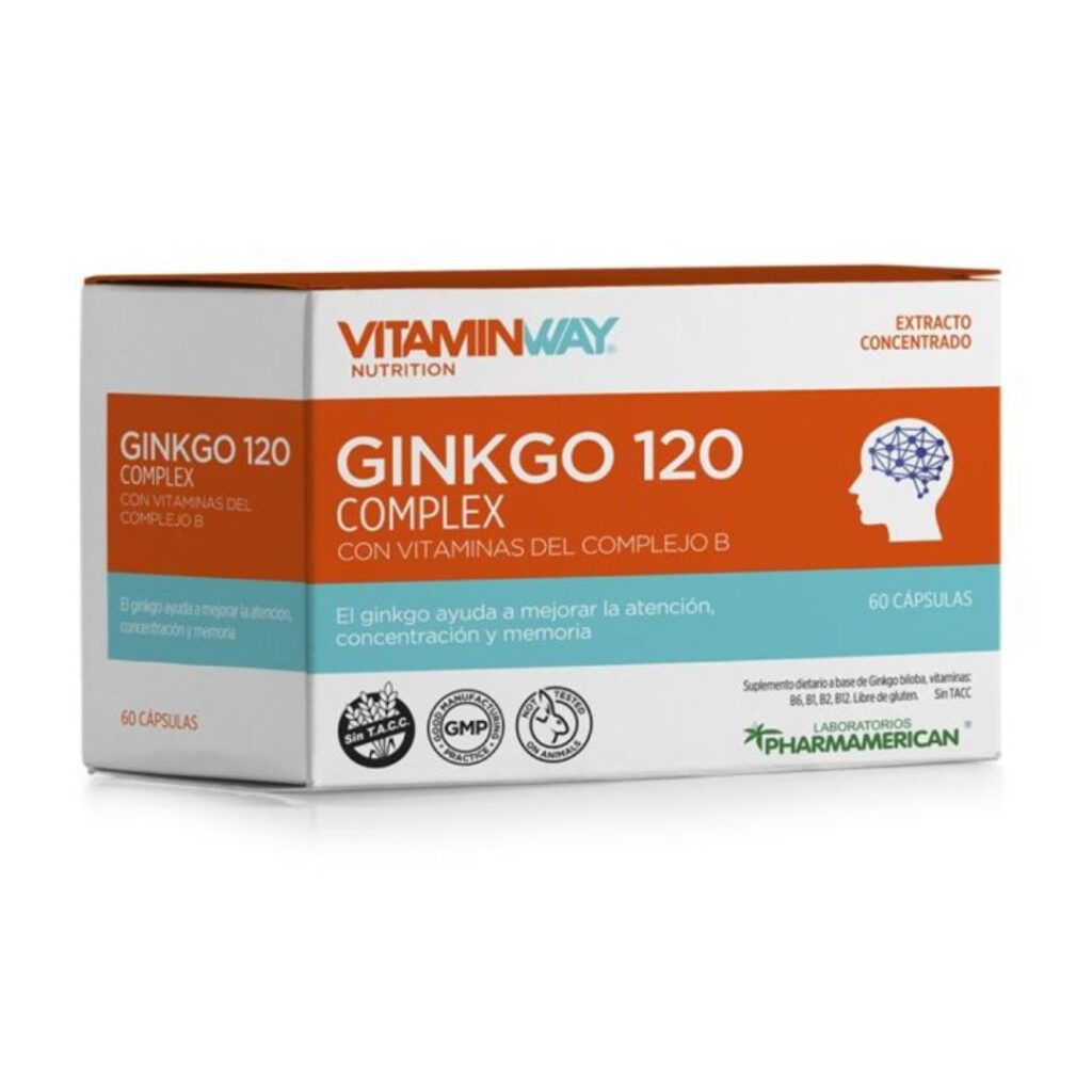 GINKGO 120 COMPLEX x60caps. (VITAMIN WAY)
