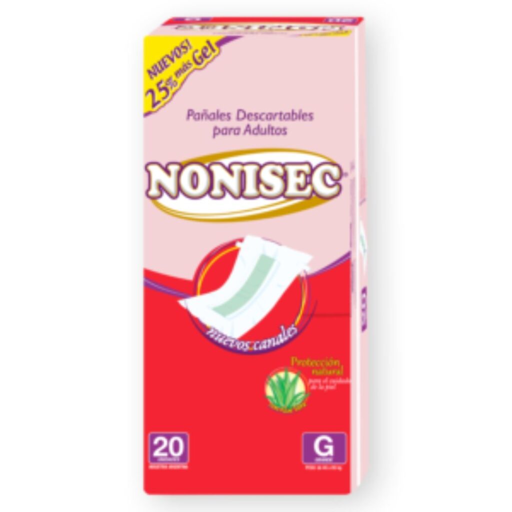 PAÑAL ADULTO RECTO GRANDE (11103) x20un. (NONISEC)