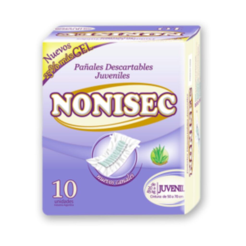 PAÑAL ADULTO RECTO JUVENIL (11005) x10un. (NONISEC)