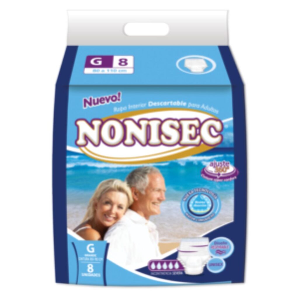 ROPA INTERIOR ADULTO GRANDE (41126) x8un. (NONISEC)