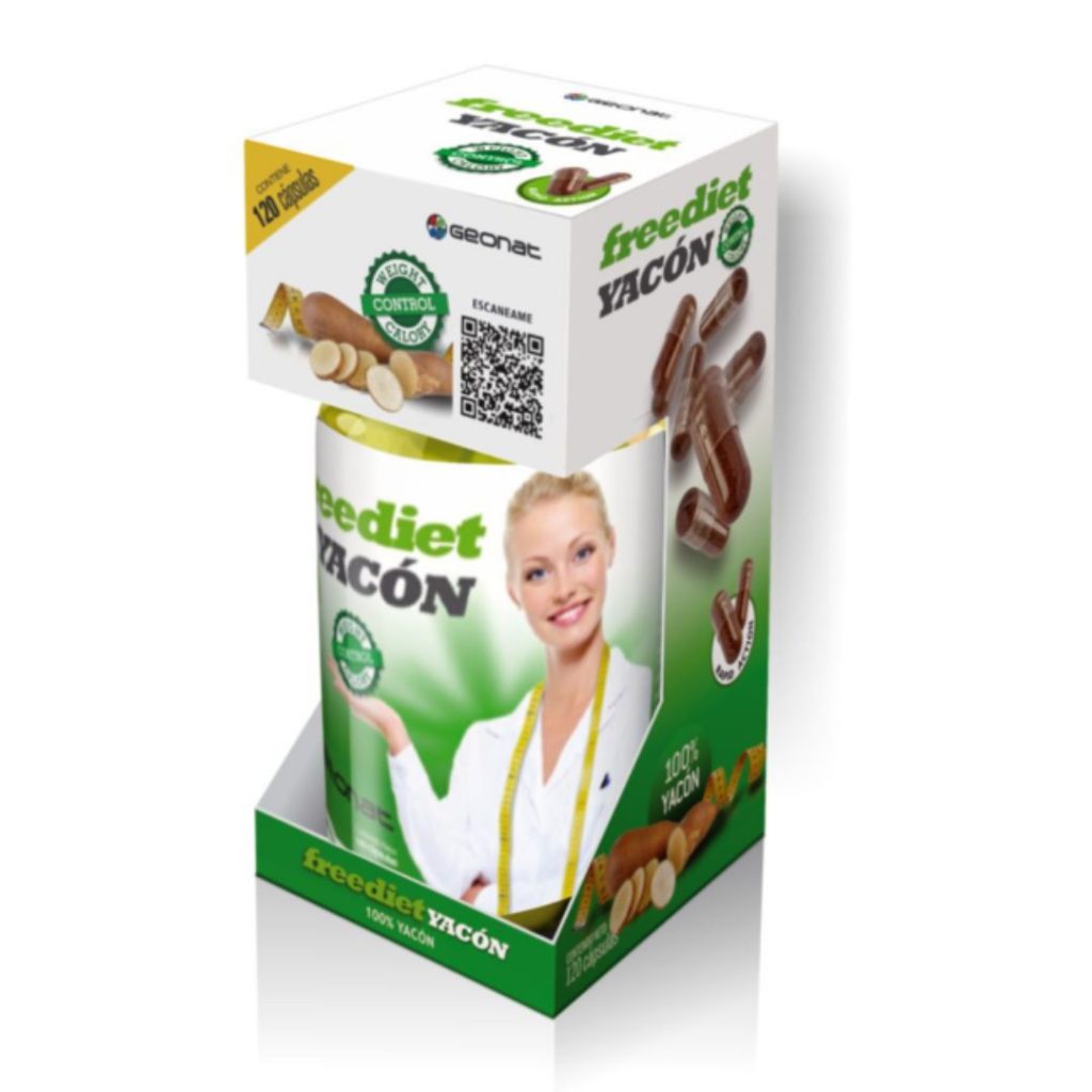 FREE DIET YACON x 120caps. (GEONAT)