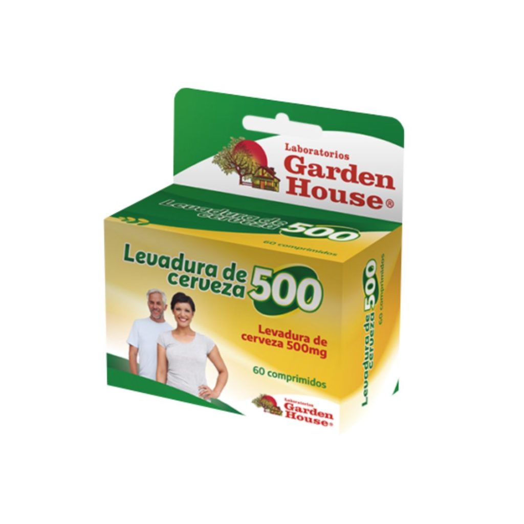 LEVADURA DE CERVEZA 500 + VIT B6 x60comp. (GARDEN HOUSE)