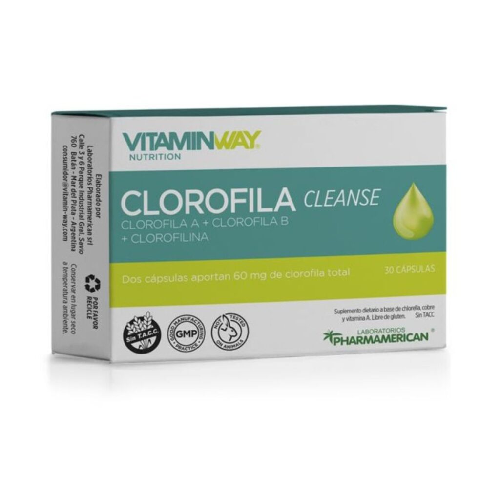 CLOROFILA CLEANSE x30caps. (VITAMIN WAY)