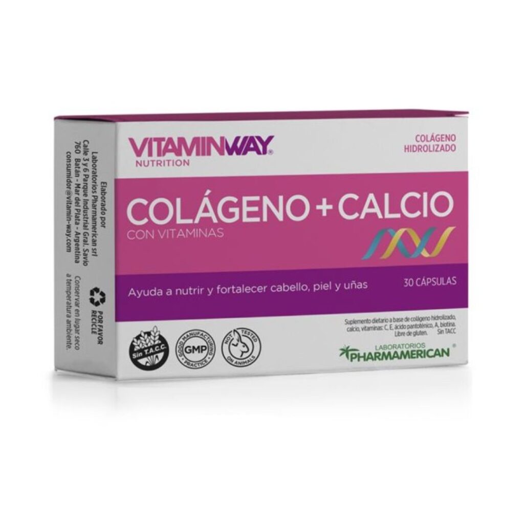 COLAGENO + CALCIO 450mg. x30caps. PROMO ABRIL 2026 50% Dto. (VITAMIN WAY)
