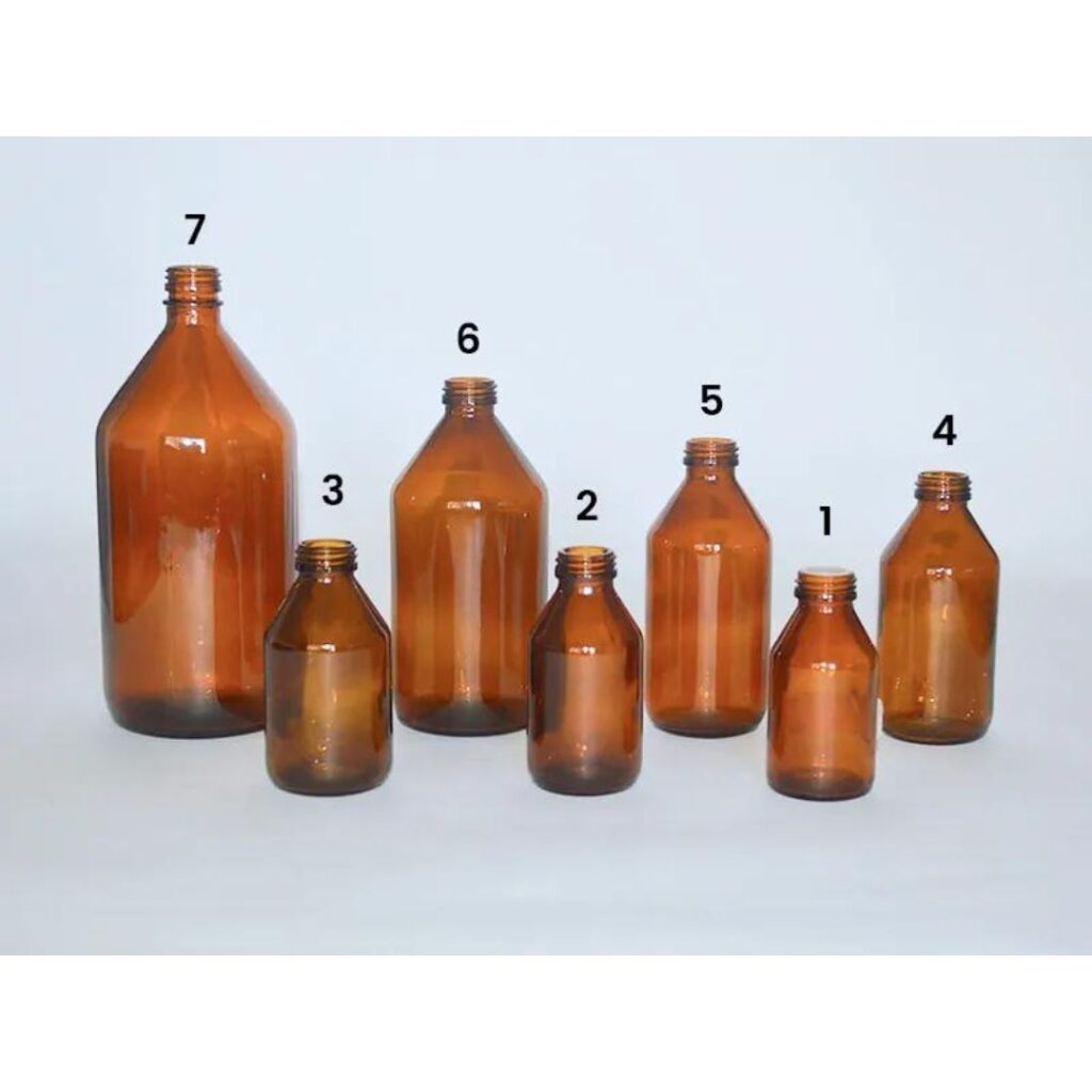 FRASCO DESP. DE VIDRIO C/CARAMELO x 100cc. (ENVASES)