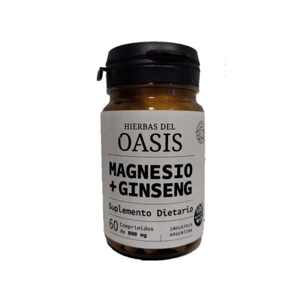 MAGNESIO + GINSENG x60 comp. (H. OASIS)