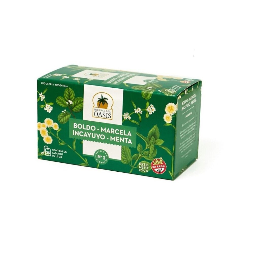 MEZCLA N°03 DIGESTIVA x25saq. (H. OASIS)