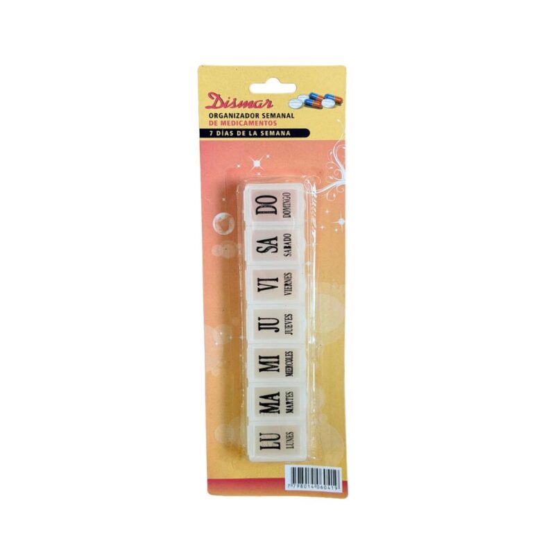 PASTILLERO ORGANIZADOR MEDICAMENTOS BLISTER (DISMAR)