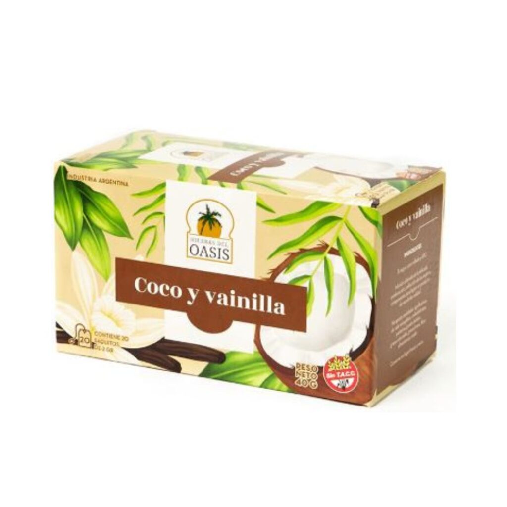 TE COCO y VAINILLA x20saq. (H. OASIS)