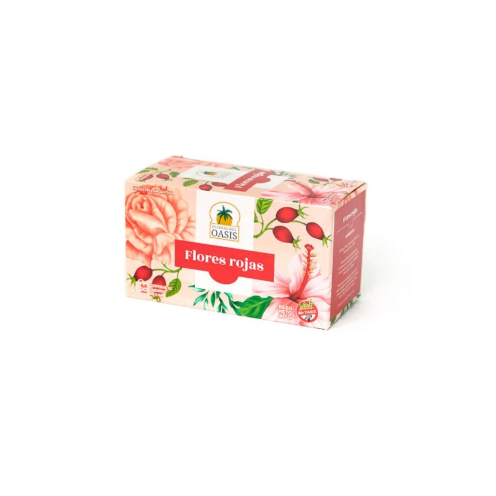 TE FLORES ROJAS x25saq. (H. OASIS)