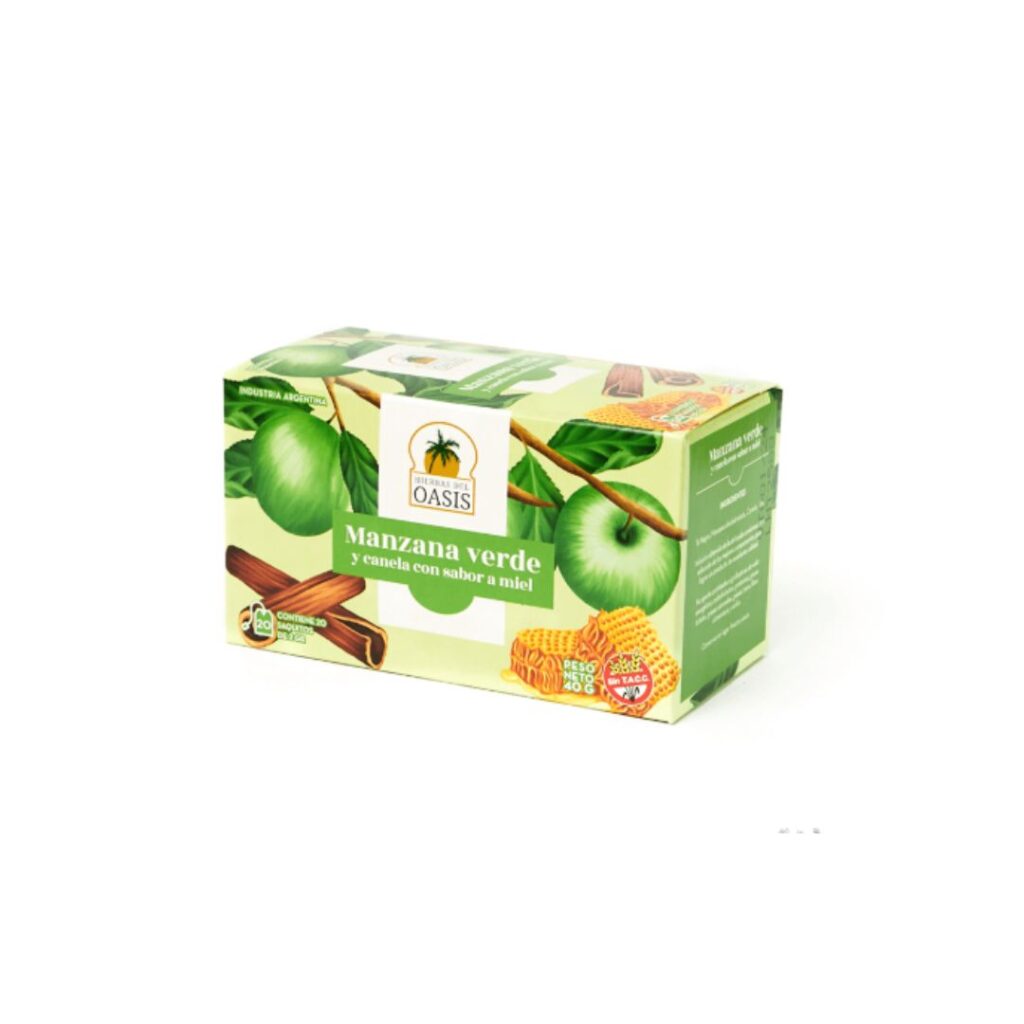 TE MANZANA,CANELA y MIEL x20saq. (H. OASIS)