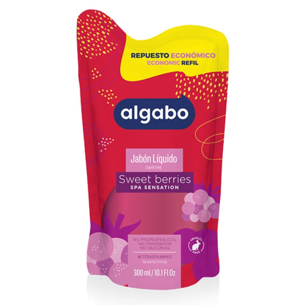 JABON LIQUIDO SWEET BERRIES D/PACK x300ml. (6040895)(ALGABO)