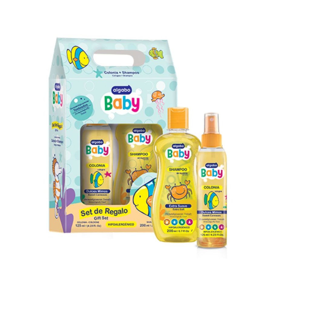 BABY SET DE REGALO COLONIA + SHAMPOO (3300003) (ALGABO KIDS)
