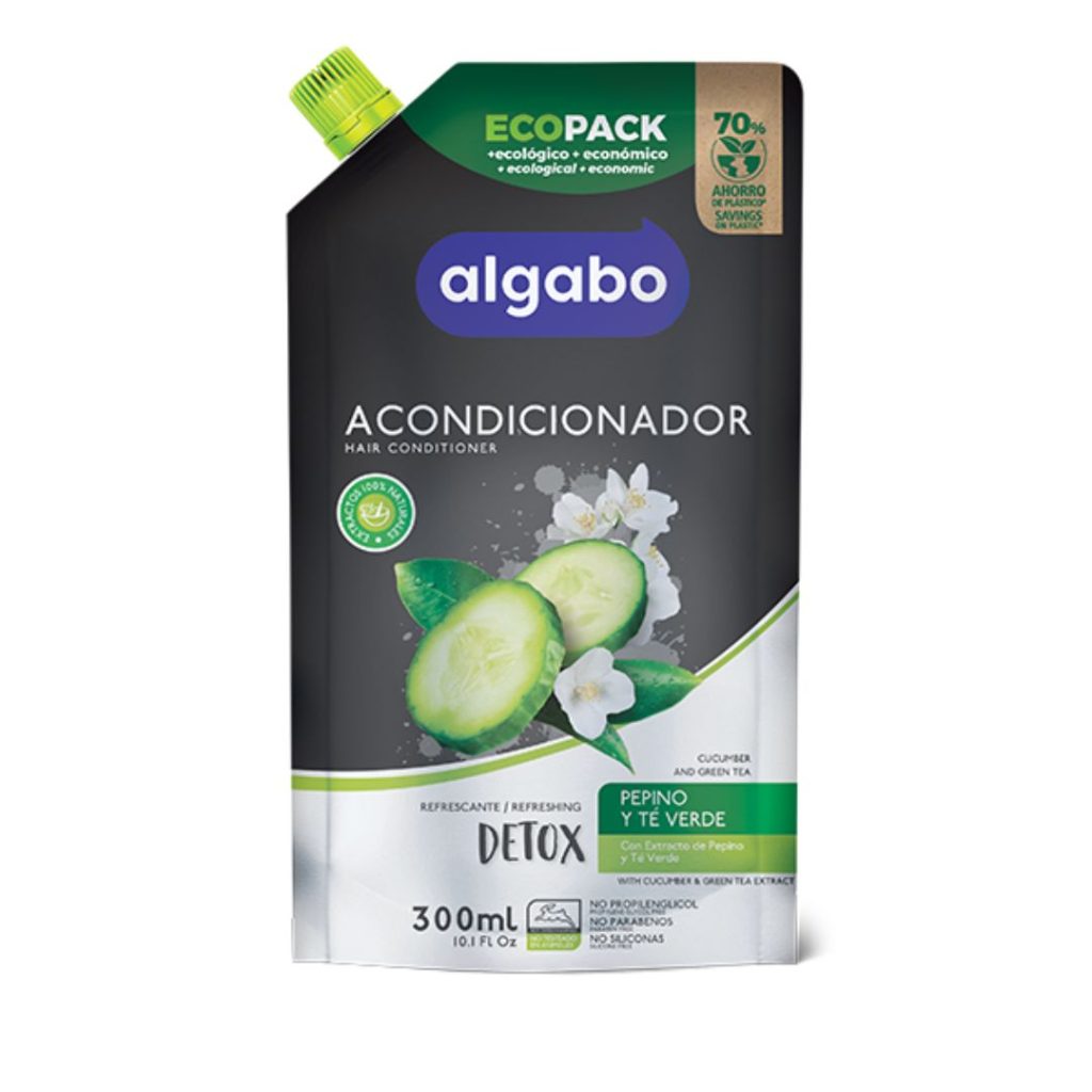 ACONDICIONADOR DETOX DOY PACK x300ml. (ALGABO)