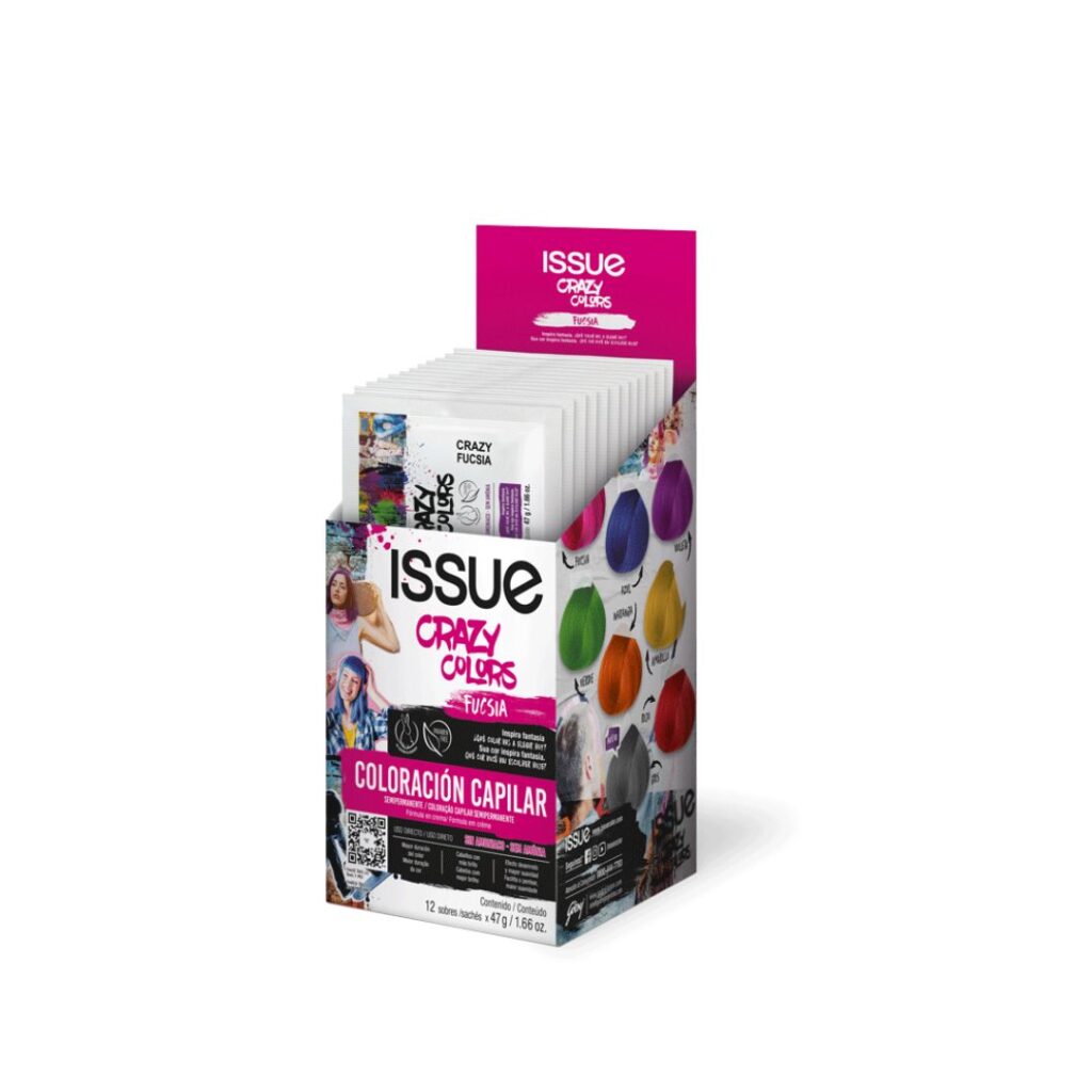 KIT CRAZY COLOR AMARILLO sachet x47gr. (Caja cerrada x10 un.) (ISSUE)