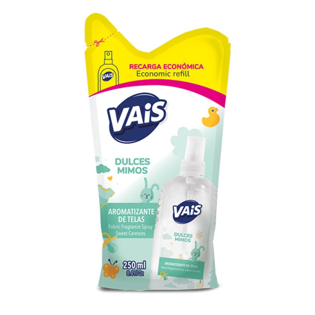 VAIS AROMAT. DE TELA DULCES MIMOS DOY PACK x250ml. (1010686) (ALGABO)