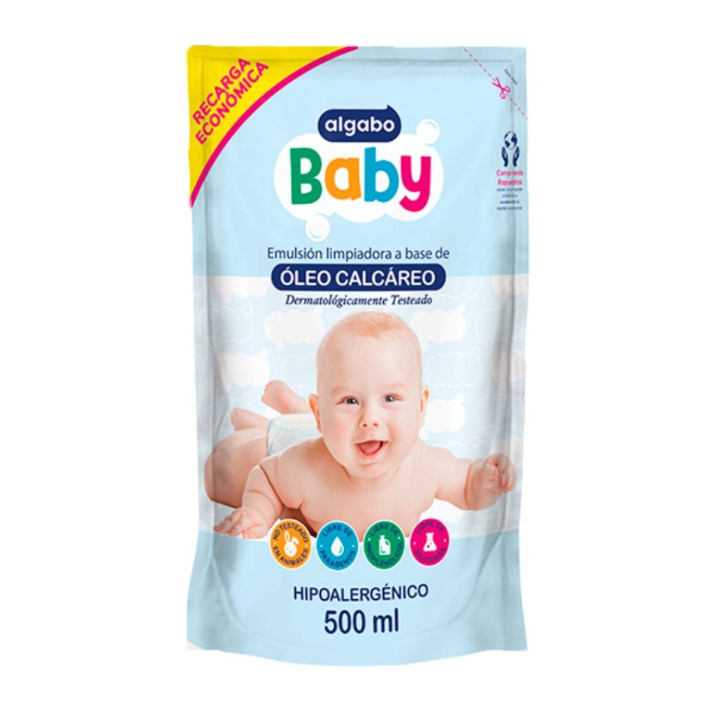 BABY OLEO CALCAREO D/PACK x500ml. (3362007) (ALGABO KIDS)