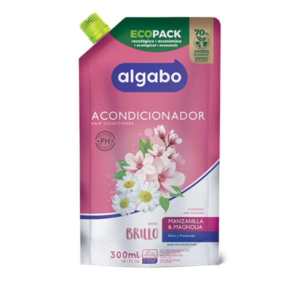 ACONDICIONADOR BRILLO DOY PACK x300ml. (6045308)(ALGABO)