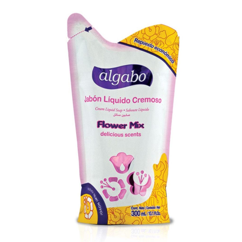 JABON LIQUIDO FLOWER MIX D/PACK x300ml. (6040900)(ALGABO)