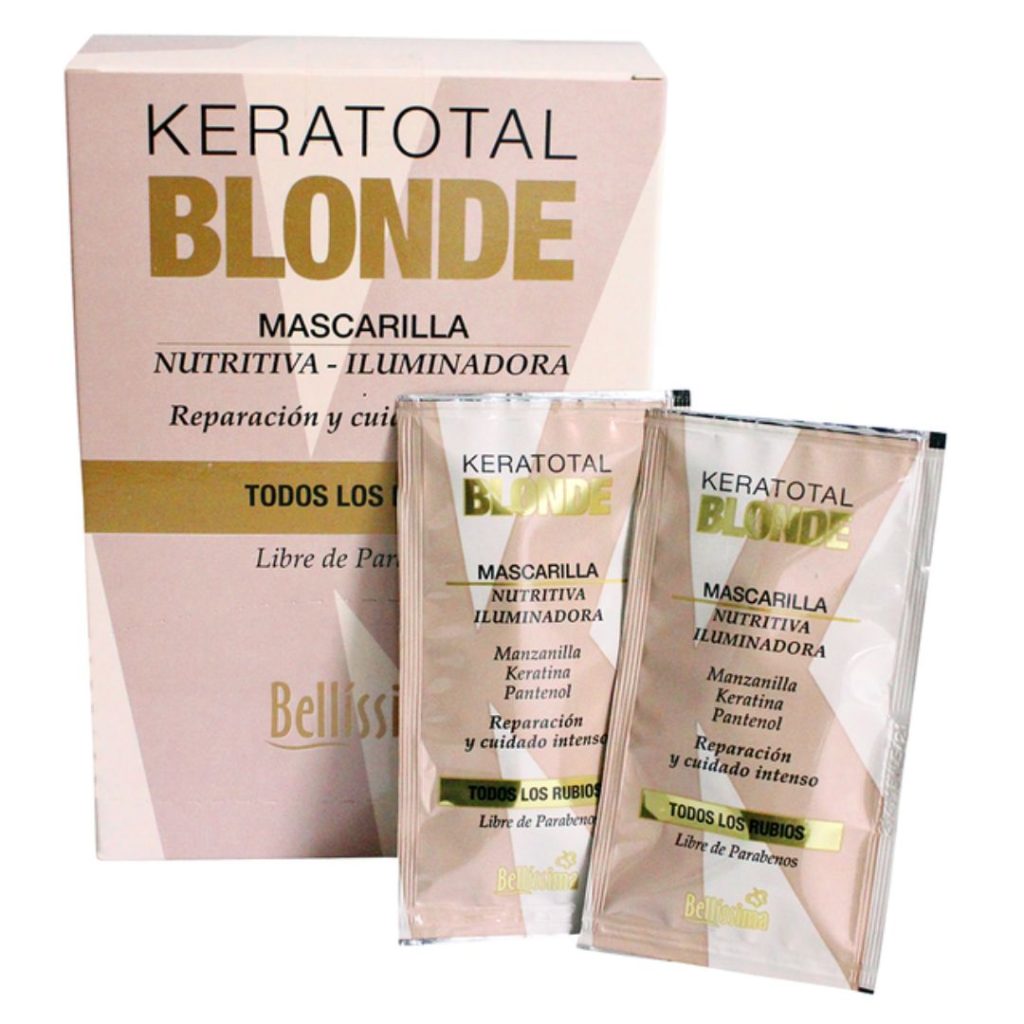 BLONDE MASCARILLA KERATOTAL ESTUCHE x24un. x20gr. (BELLISSIMA)