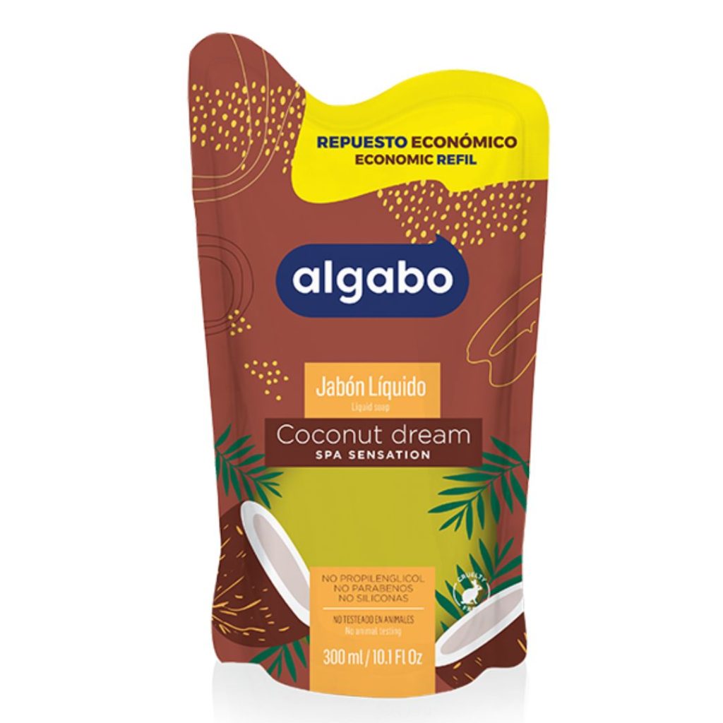 JABON LIQUIDO COCONUT DREAM D/PACK x300ml. (60400896)(ALGABO)