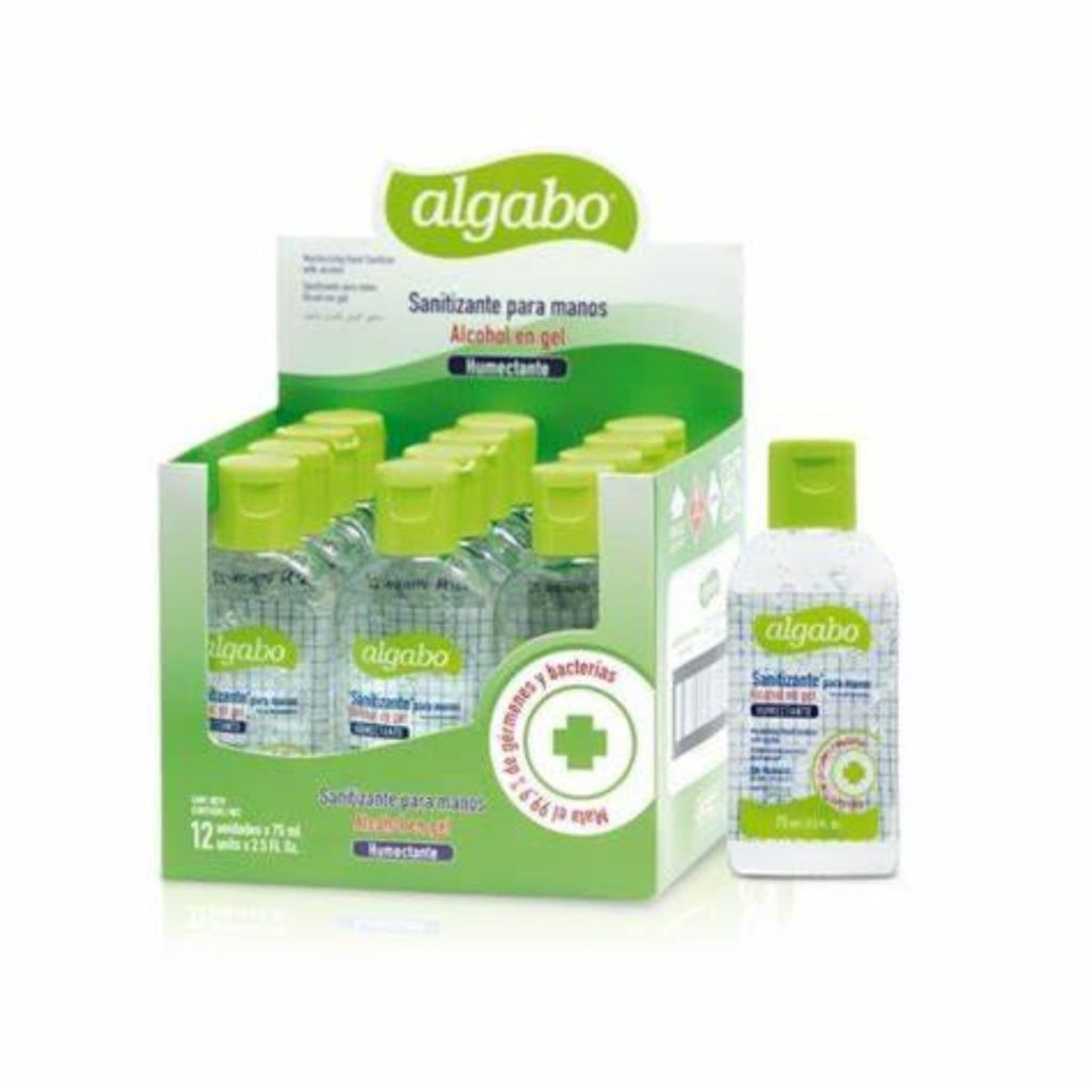 SANITIZANTE P/MANOS GEL x75ml. (6040875)(ALGABO)