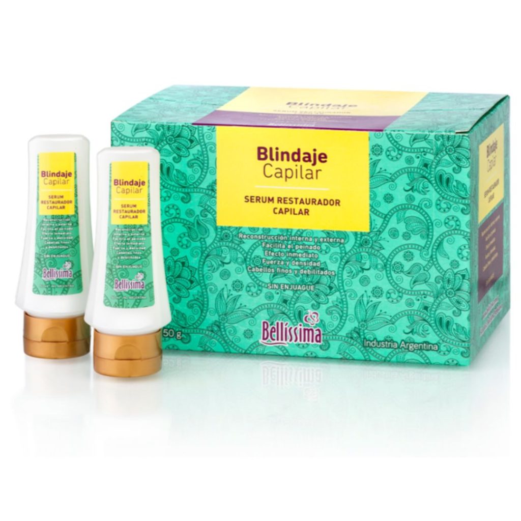 BLINDAJE CAPILAR SERUM ESTUCHE x12un. x50gr. (BELLISSIMA)